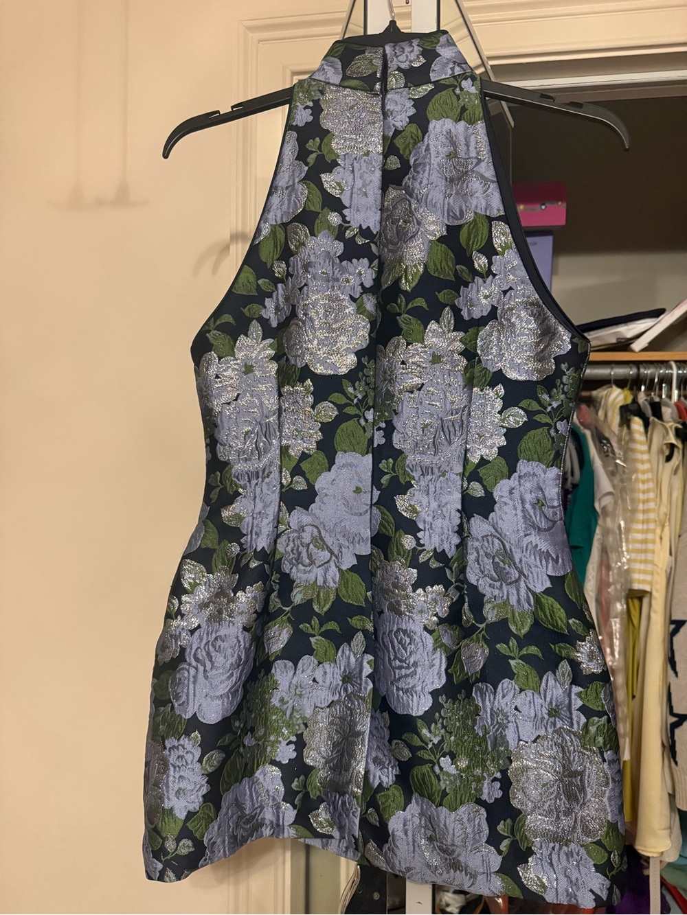 Revolve Sau Lee Eva Dress in Blue Multi - Picture 3 of 3